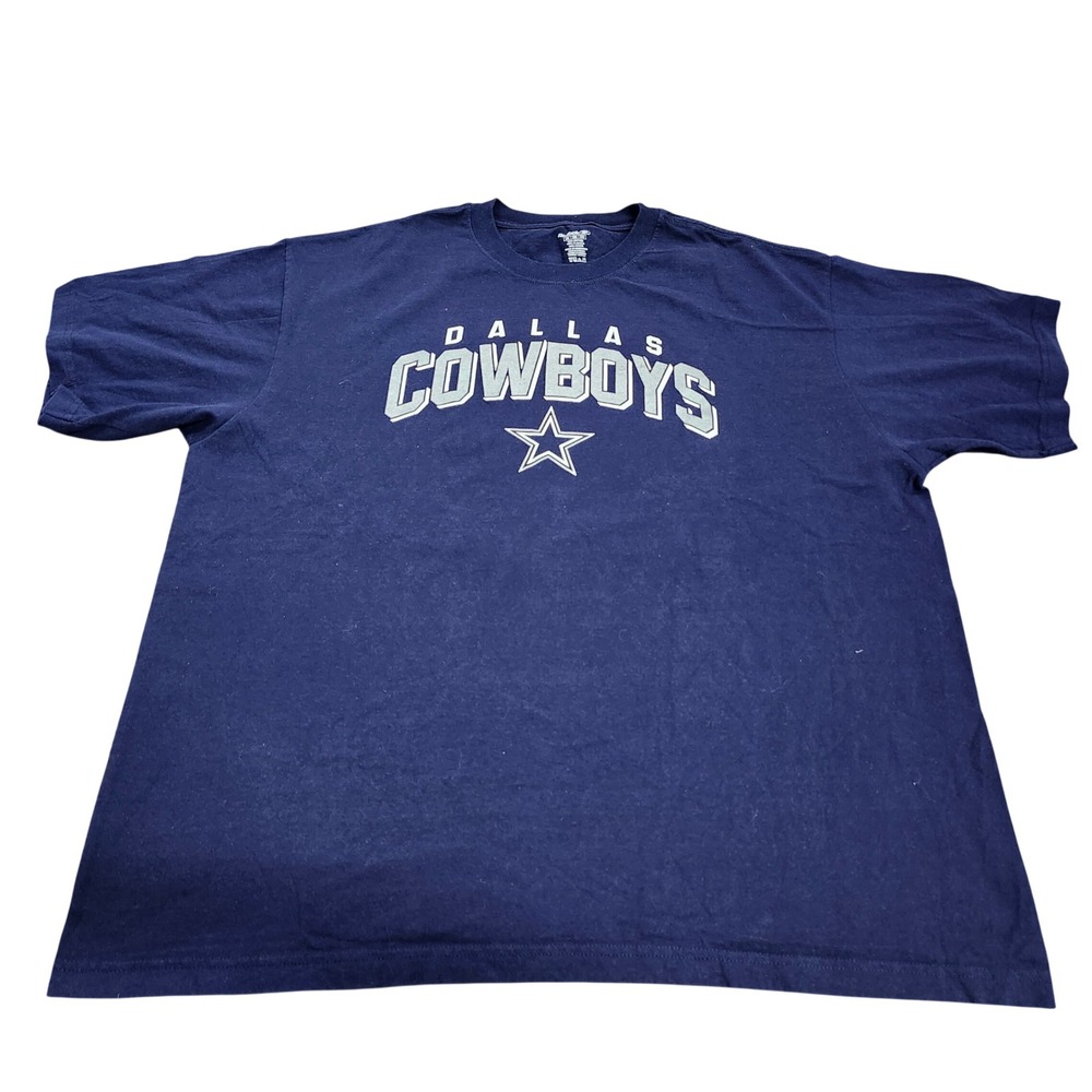 DALLAS COWBOYS MENS 2XL NAVY BLUE NFL FOOTBALL REEBOK EUC
